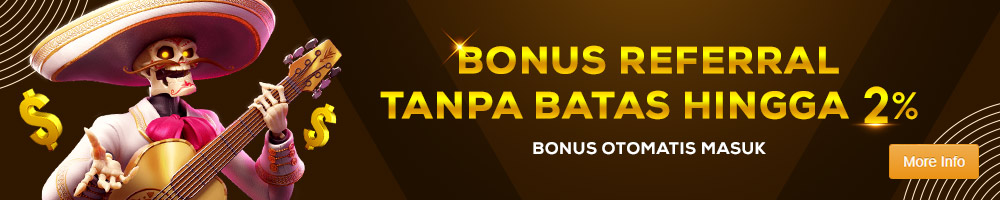 Bonus Referral Judi Slot Terbanyak